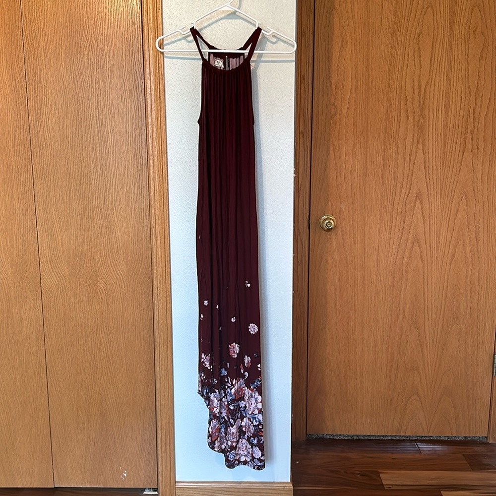 Halter a-line dress